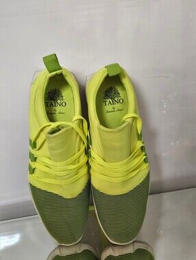 Taino  By Fernando Aldar Men's Neon Yellow Athletic Sneakers
